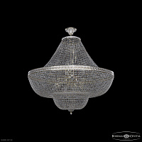 Большая хрустальная люстра Bohemia IVELE Crystal 19091/H1/100IV GW C1