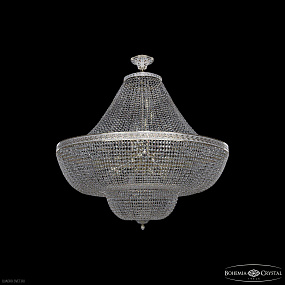 Большая хрустальная люстра Bohemia IVELE Crystal 19091/H1/100IV GW C1