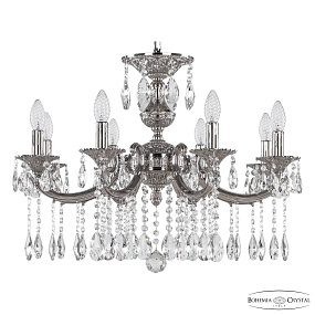 Подвесная хрустальная люстра Bohemia Ivele Crystal Verona 72208/8/210 A Ni