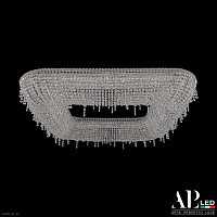 Хрустальная потолочная светодиодная люстра APL LED Rimini S504.0.100.B.3000.Clear.801.888