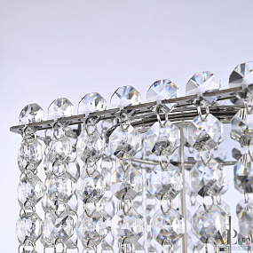 Хрустальная светодиодная настольная лампа APL LED Sicilia SH500.L4.15-38.B.Ni.4000
