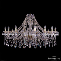 Большая хрустальная люстра Bohemia IVELE Crystal 1413/20/530 G