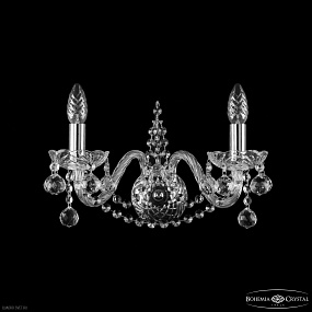 Бра хрустальное Bohemia IVELE Crystal 1411B/2/160 Ni Balls