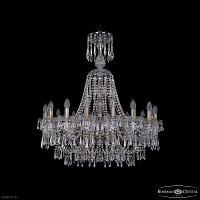 Большая хрустальная люстра Bohemia IVELE Crystal 1403/16/300/XL-95 Pa