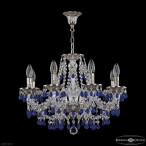 Хрустальная подвесная люстра Bohemia IVELE Crystal 16210/8/195 Ni V3001