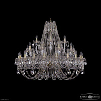Большая хрустальная люстра Bohemia IVELE Crystal 1406/20+10+5/400 G