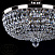 Люстра потолочная ARTGLASS GERTA DIA 450 NICKEL CE