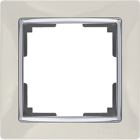 Рамка на 1 пост (слоновая кость) Werkel WL03-Frame-01-ivory