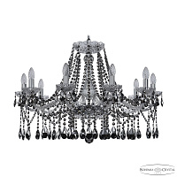 Хрустальная подвесная люстра Bohemia IVELE Crystal 1413/10/300 Ni R781