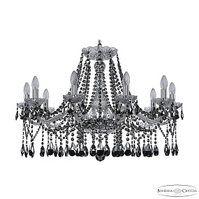 Хрустальная подвесная люстра Bohemia IVELE Crystal 1413/10/300 Ni R781