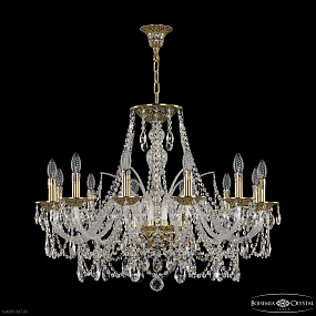 Большая хрустальная люстра Bohemia IVELE Crystal 16211/12/300 GB