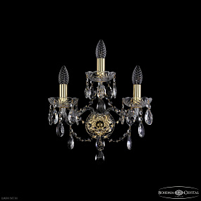 Бра с хрусталем Bohemia IVELE Crystal 1415B/2+1/141 G
