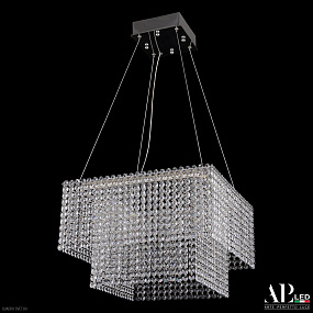 Хрустальная подвесная светодиодная люстра APL LED Sicilia SH04.42.C.Ni.4000