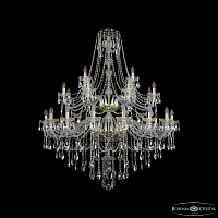Большая хрустальная люстра Bohemia IVELE Crystal 1415/16+8+4/460/2d G
