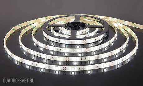 Лента светодиодная 30Led 7,2W IP65 6500K холодный белый (5050 12V 30Led 7,2W IP65) Elektrostandard 5