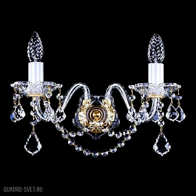 Бра хрустальное ArtGlass KIM II. VA-PE CE