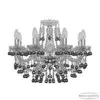 Хрустальная подвесная люстра Bohemia IVELE Crystal 1409/8/195 Ni K731