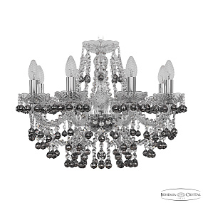 Хрустальная подвесная люстра Bohemia IVELE Crystal 1409/8/195 Ni K731