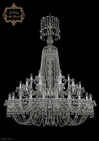 Большая хрустальная люстра Bohemia Art Classic 11.26.24+12+6.460.2d.XL-168.Cr.B