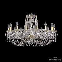 Хрустальная подвесная люстра Bohemia IVELE Crystal 1402/16/300/G