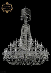 Большая хрустальная люстра Bohemia Art Classic 11.26.24+12+6.460.2d.XL-168.Cr.B