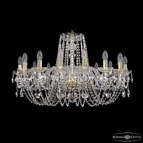 Хрустальная подвесная люстра Bohemia IVELE Crystal 1402/16/300/G