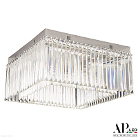 Хрустальная потолочная светодиодная люстра APL LED Sicilia SH10.52.A.Ni.4000.PK