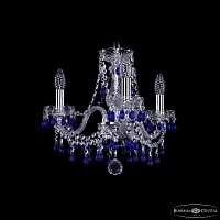Хрустальная подвесная люстра Bohemia IVELE Crystal 1410/3/141 Ni V3001