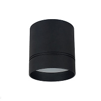 Накладной светодиодный светильник Donolux Barell DL18482/WW-Black R