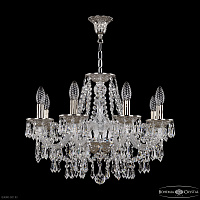 Хрустальная подвесная люстра Bohemia IVELE Crystal 16203/8/195 Ni
