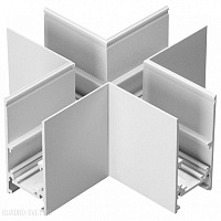Соединитель для низковольтного шинопровода "X-образный" NOVOTECH FLUM 135171