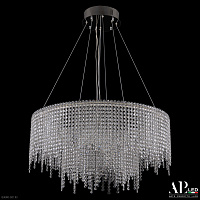 Хрустальная подвесная светодиодная люстра APL LED Sicilia SH02.73.2D.B.Ni.4000