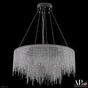 Хрустальная подвесная светодиодная люстра APL LED Sicilia SH02.73.2D.B.Ni.4000