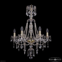 Хрустальная подвесная люстра Bohemia IVELE Crystal 1415/6/200/XL-77 G