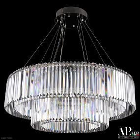 Хрустальная подвесная светодиодная люстра APL LED Sicilia SH09.93.2D.A.Ni.4000