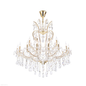 Большая хрустальная люстра Maytoni Doris DIA881-PL-24-G