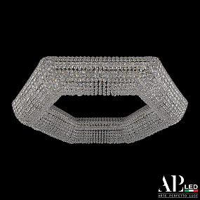 Хрустальная потолочная светодиодная люстра APL LED Rimini S506.0.80.A.4000