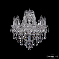 Хрустальная подвесная люстра Bohemia IVELE Crystal 1415/12/141 Ni