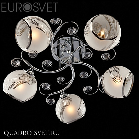 Люстра потолочная EUROSVET 30031 30031/5 хром