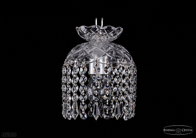 Хрустальный подвесной светильник Bohemia IVELE Crystal 7715/15/Ni/Drops