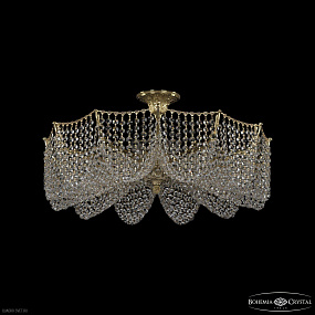 Хрустальная потолочная люстра Bohemia IVELE Crystal 77171/63/12 G