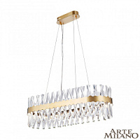 Подвесная хрустальная светодиодная люстра Arte Milano 311096/L800 BS