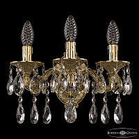 Бра с хрусталем Bohemia Ivele Crystal Florence 7102B11/3/125 A G