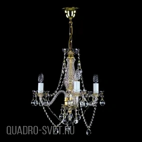 Подвесная хрустальная люстра ArtGlass MAGDA III. FULL CUT CE