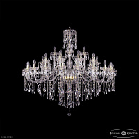 Большая хрустальная люстра Bohemia IVELE Crystal 1415/20+10+5/530 G