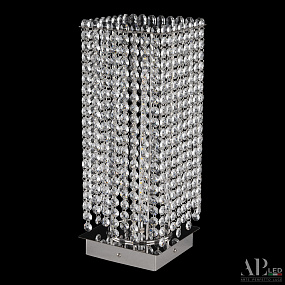 Хрустальная светодиодная настольная лампа APL LED Sicilia SH500.L4.15-38.B.Ni.4000