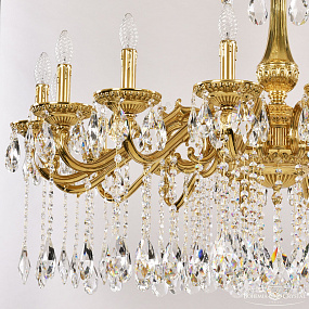 Большая хрустальная люстра Bohemia Ivele Crystal 75102/16/360 A G
