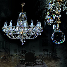 Люстра подвесная ARTGLASS GWYNETH XVI. CE