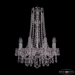 Большая хрустальная люстра Bohemia IVELE Crystal 1403/8/141/h-59 Ni