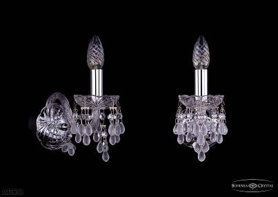 Бра хрустальное Bohemia IVELE Crystal 1410B/1/141Ni/V0300